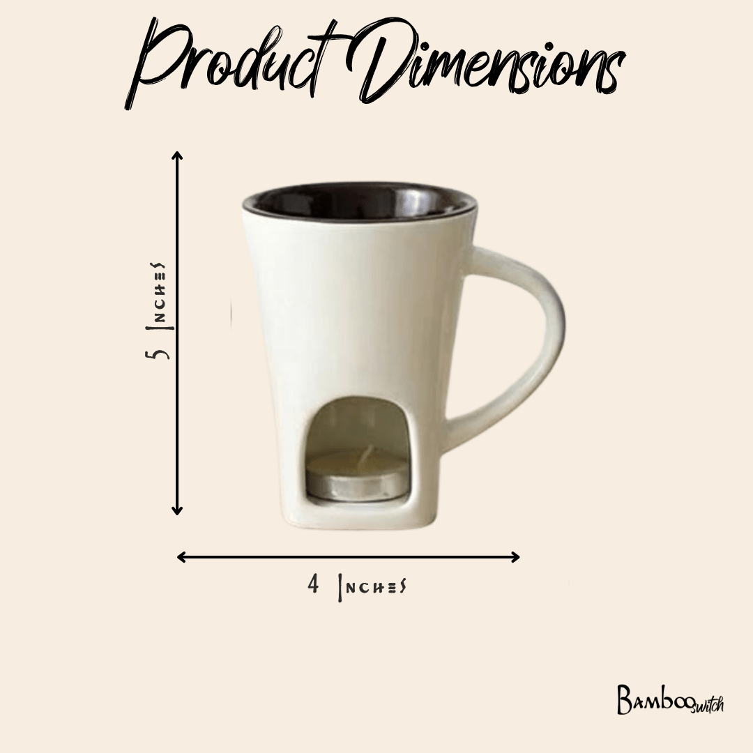 Ceramic Chocolate Fondue Mug - Bamboo Switch