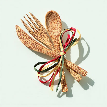 Coconut Cutlery Gift Set - Bamboo Switch