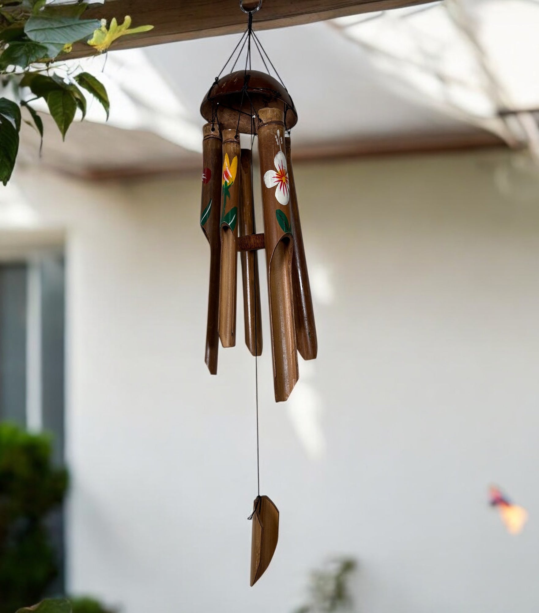 sustainable, zero waste, earth - friendly, plastic - free Coconut Flowers Bamboo Wind Chime - Bamboo Switch