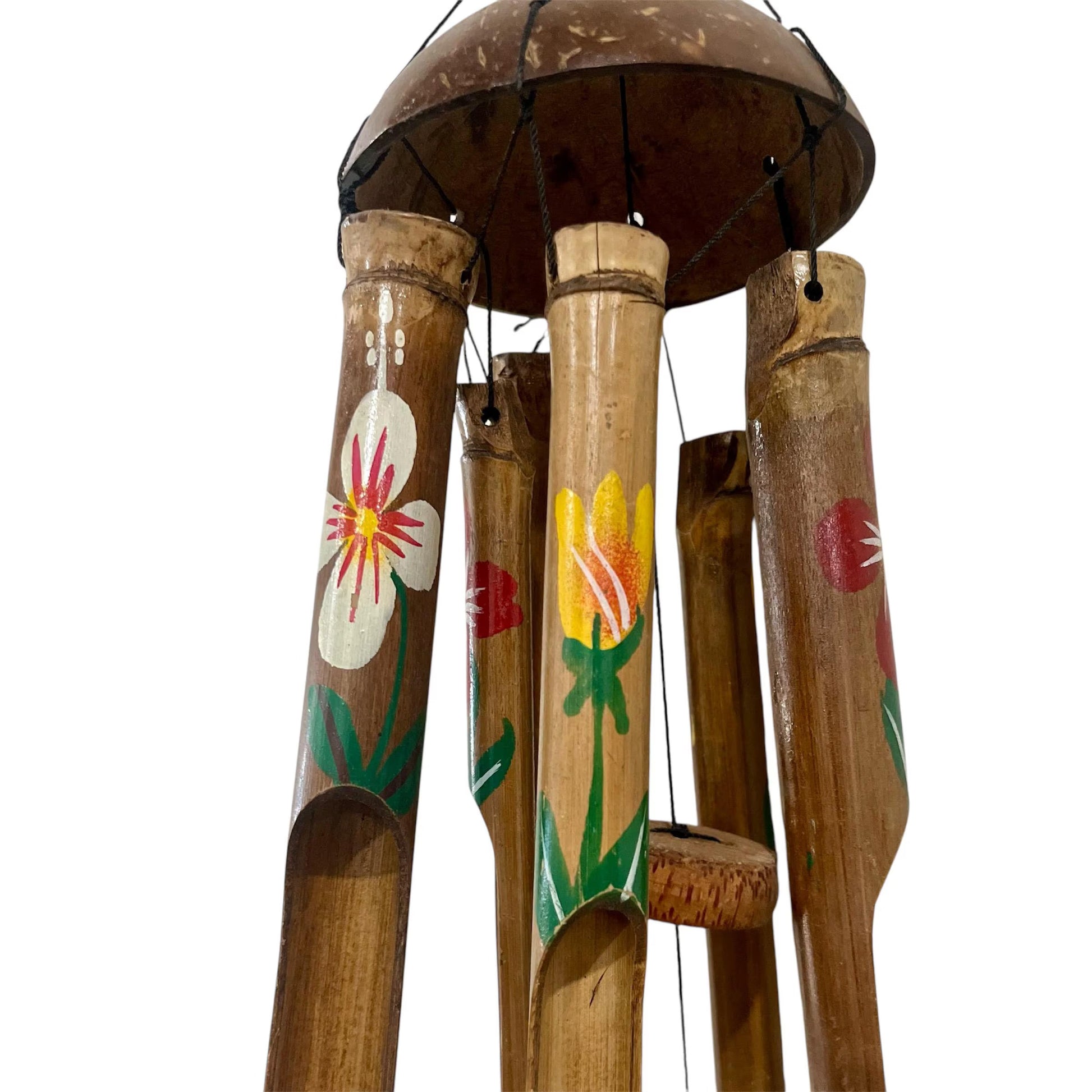 sustainable, zero waste, earth - friendly, plastic - free Coconut Flowers Bamboo Wind Chime - Bamboo Switch