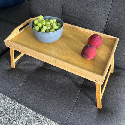 Collapsible Bamboo Bed Tray - Bamboo Switch