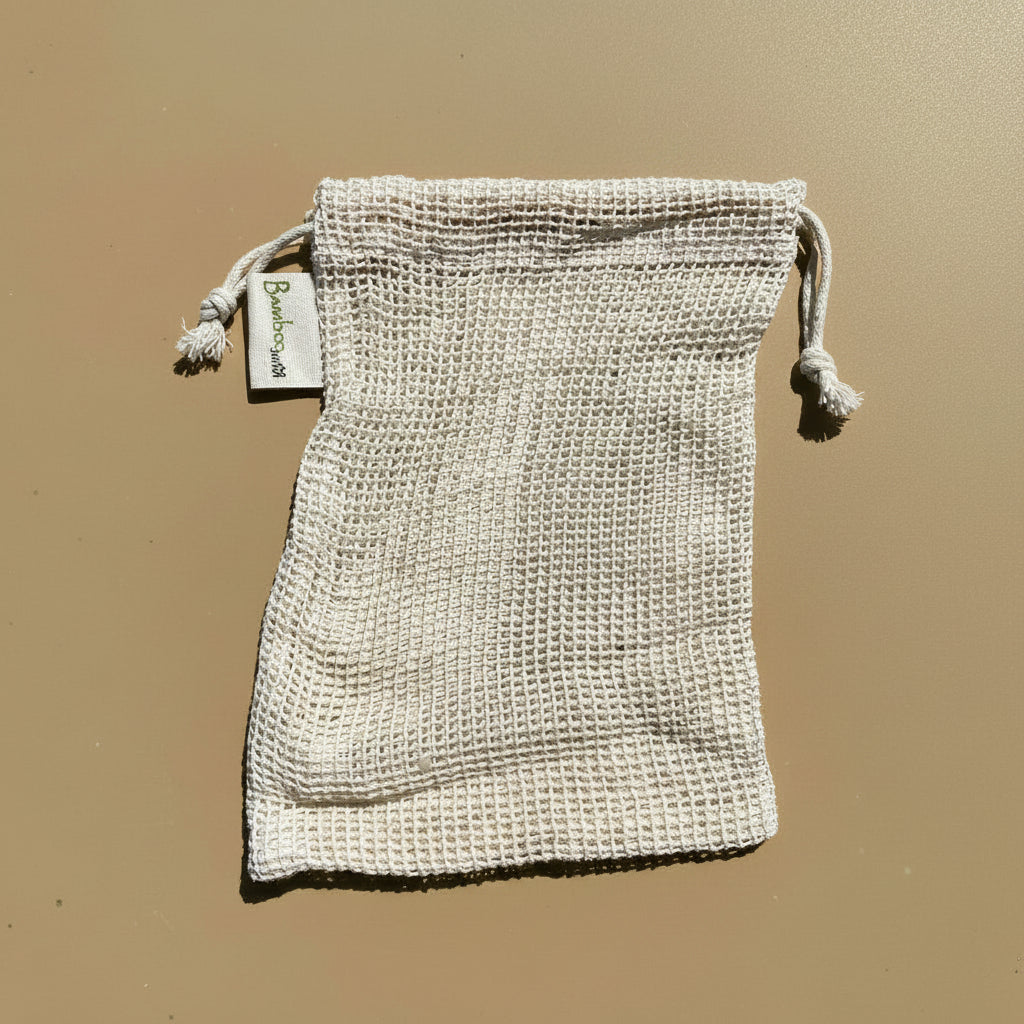 Cotton Mesh Wash Bag - Bamboo Switch