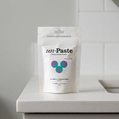 Fluoride Mint Toothpaste Tablets | 125ct - Bamboo Switch