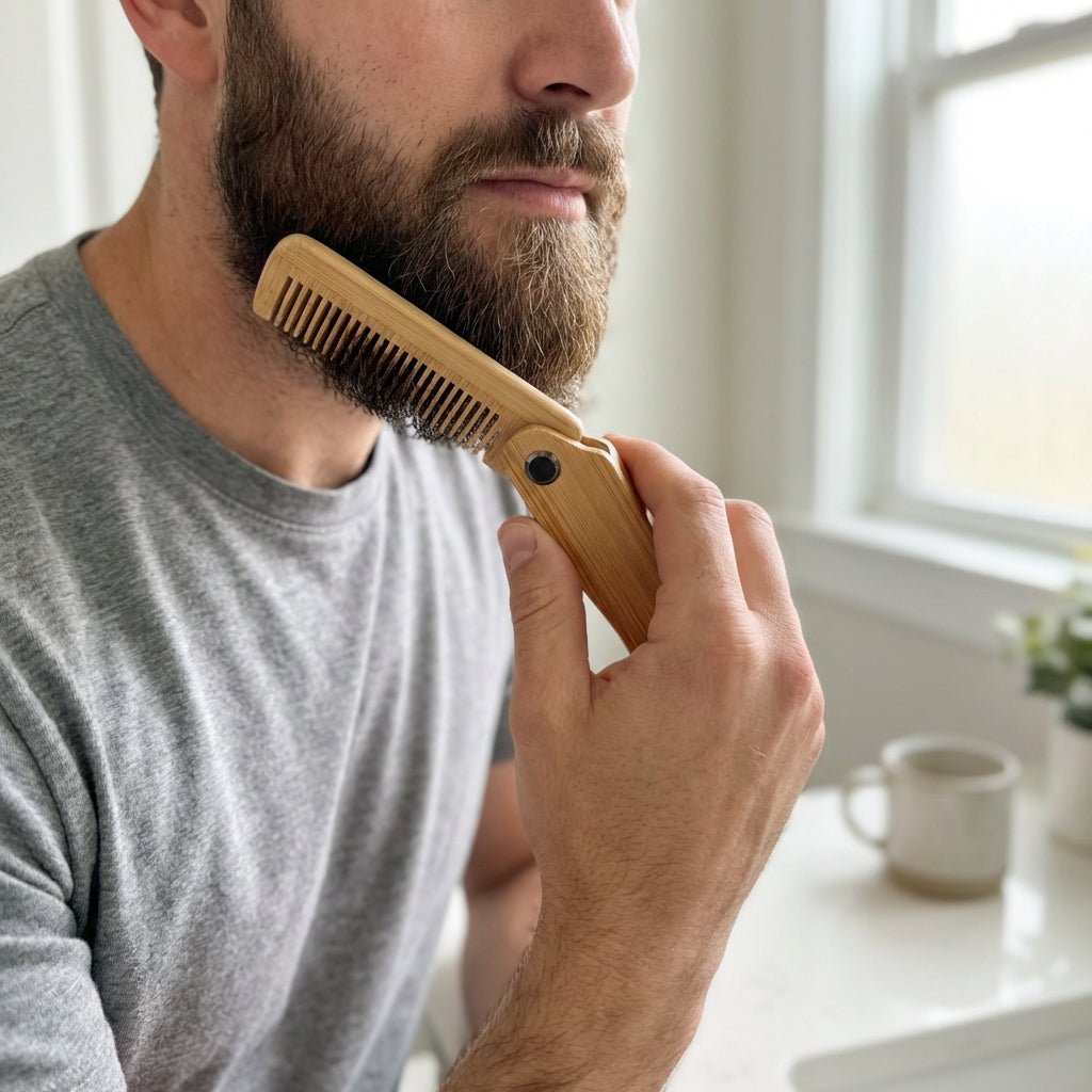 Foldable Bamboo Hair Comb - Bamboo Switch