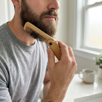 Foldable Bamboo Hair Comb - Bamboo Switch