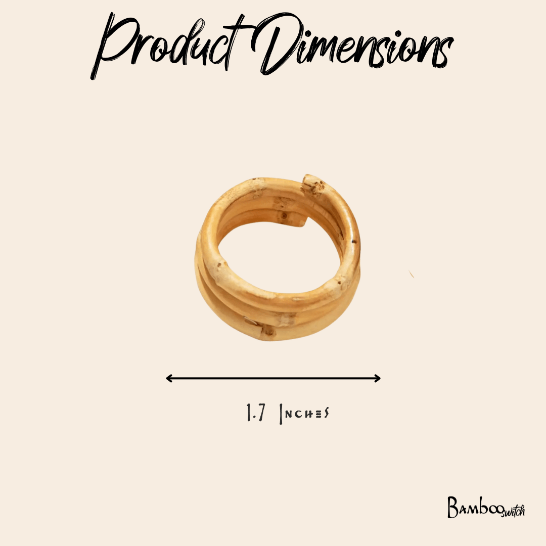 Handmade Bamboo Napkin Ring - Bamboo Switch