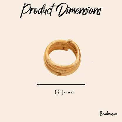 Handmade Bamboo Napkin Ring - Bamboo Switch