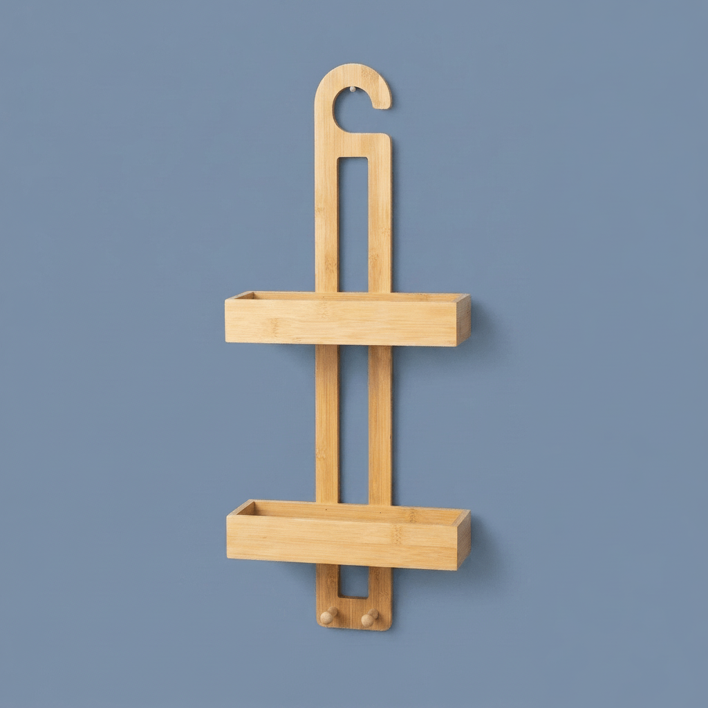 Hanging Bamboo Shower Caddy - Bamboo Switch