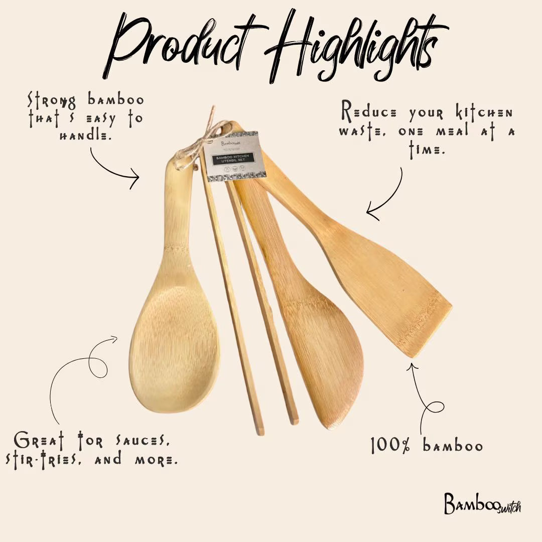 Kitchen Utensil Set | 4 Piece