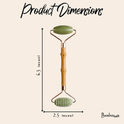 Jade Facial Roller | Bamboo Root - Bamboo Switch