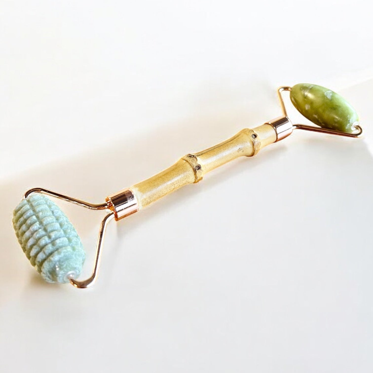 Jade Facial Roller | Bamboo Root - Bamboo Switch