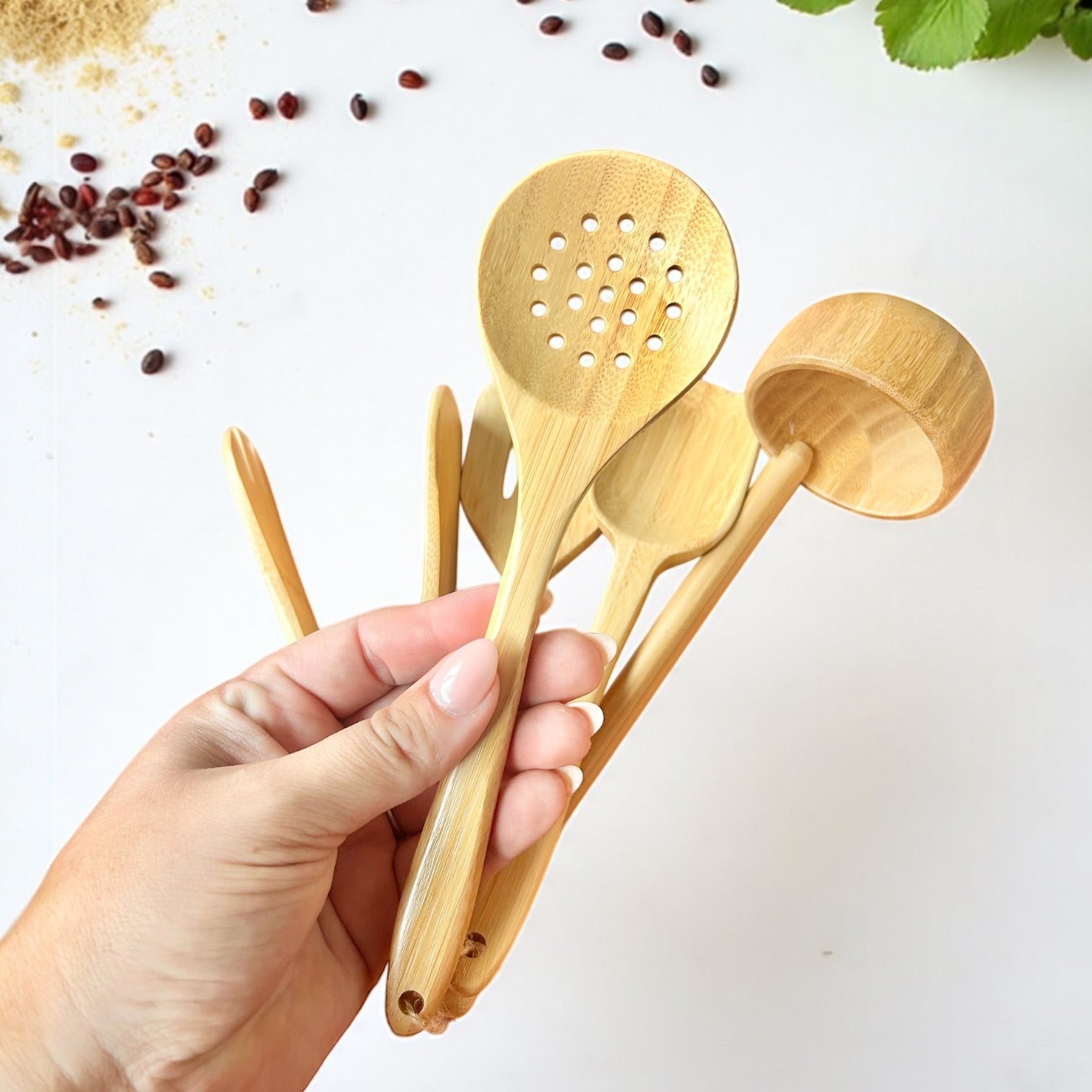 Kids Bamboo Cooking Utensil Set - Bamboo Switch