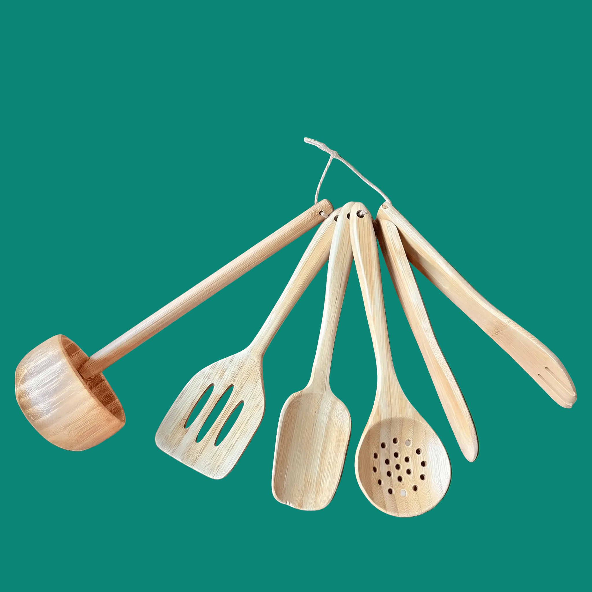 Kids Bamboo Cooking Utensil Set - Bamboo Switch