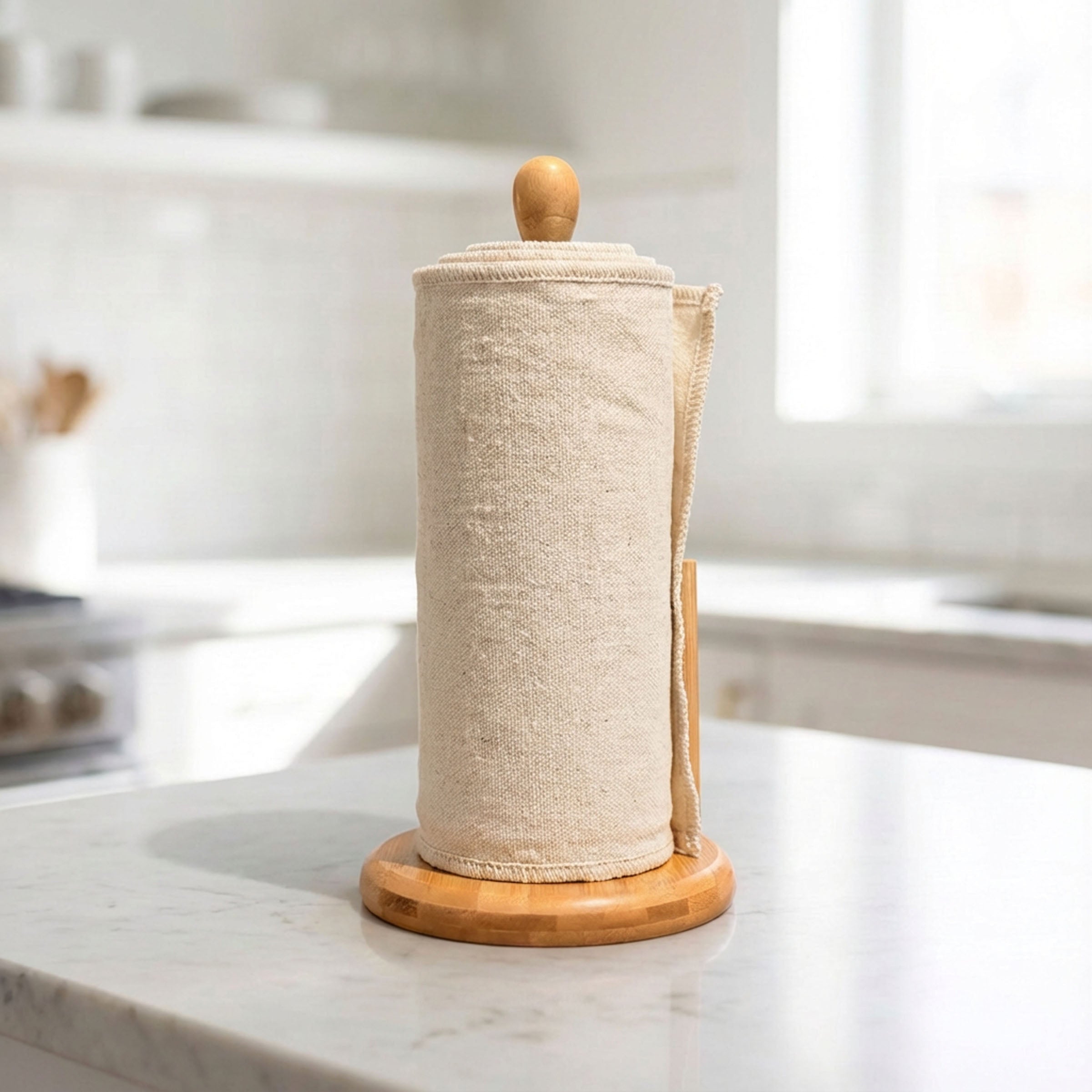 Bamboo Kitchen Towel Holder | Bamboo Switch®