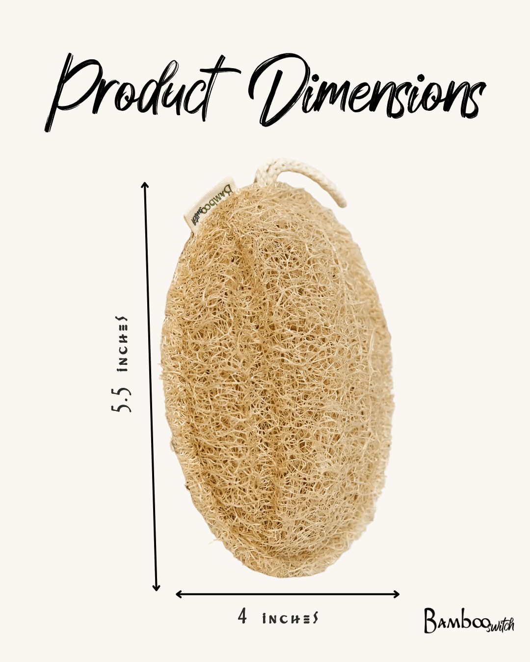 Natural Exfoliating Loofah - Bamboo Switch