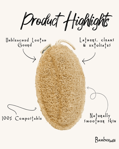 Natural Exfoliating Loofah - Bamboo Switch