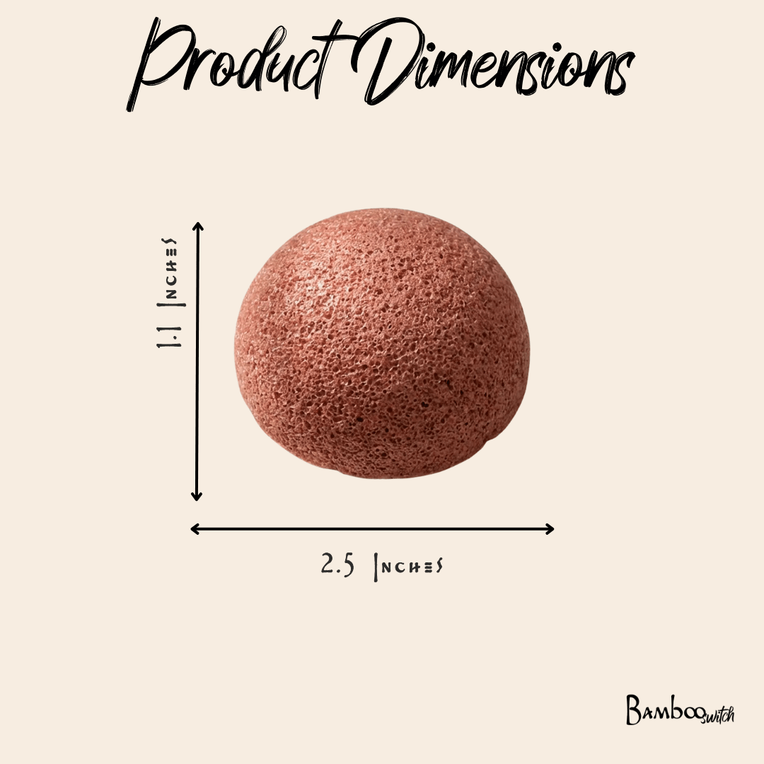 Natural Konjac Facial Sponge - Bamboo Switch