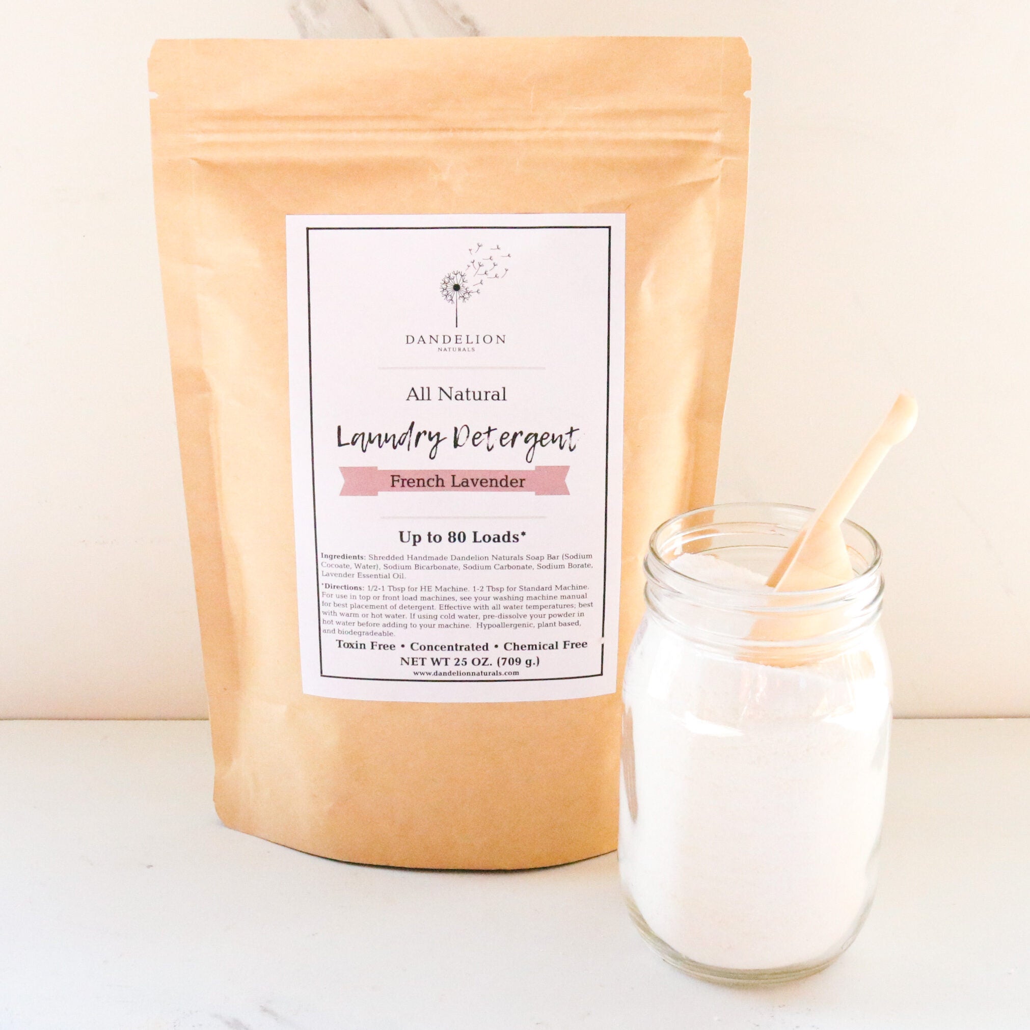 Natural laundry detergent powder - Bamboo Switch
