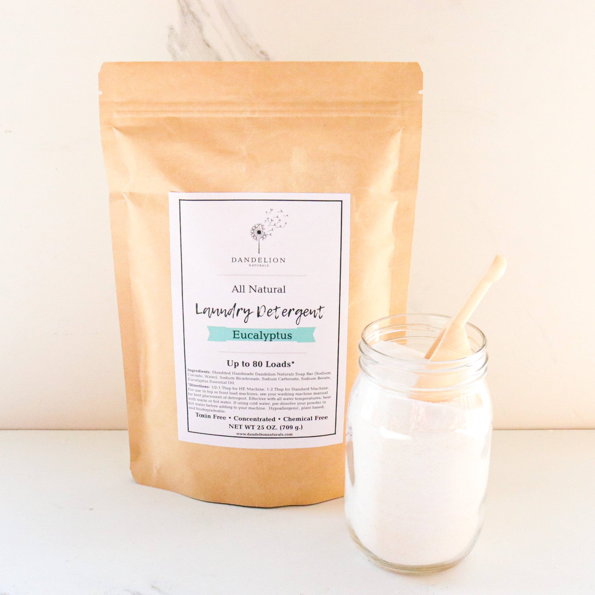 Natural laundry detergent powder - Bamboo Switch