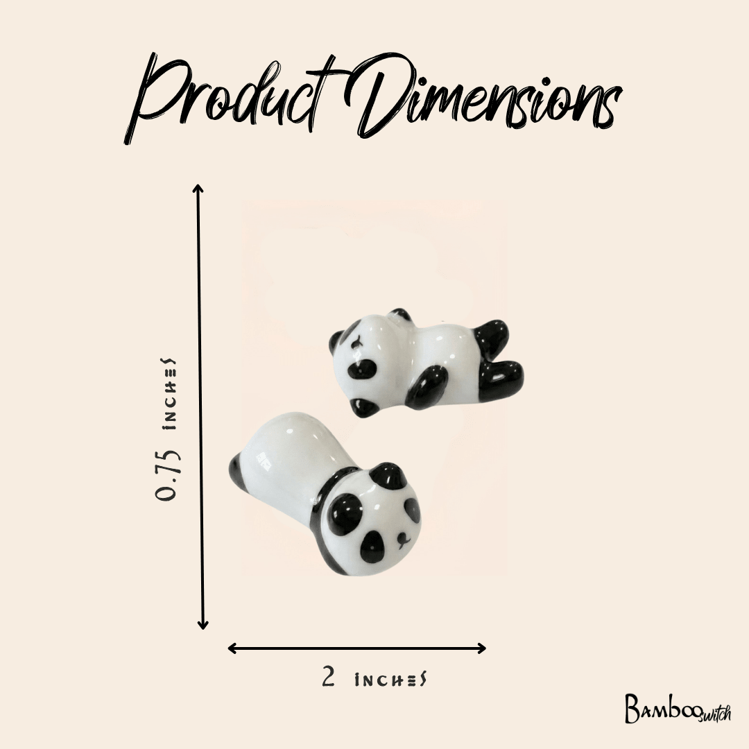 Panda Chopstick Rest | Set of 2 - Bamboo Switch
