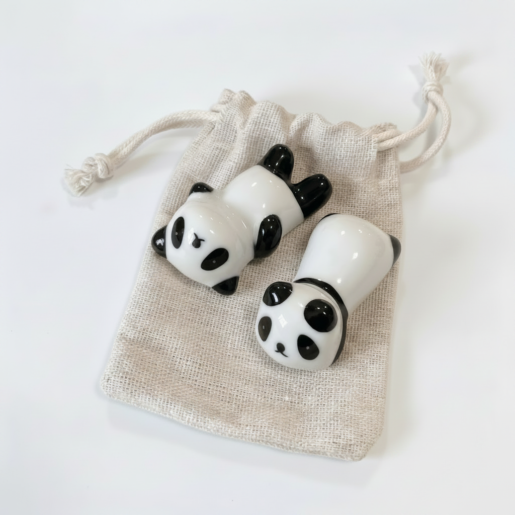 Panda Chopstick Rest | Set of 2 - Bamboo Switch
