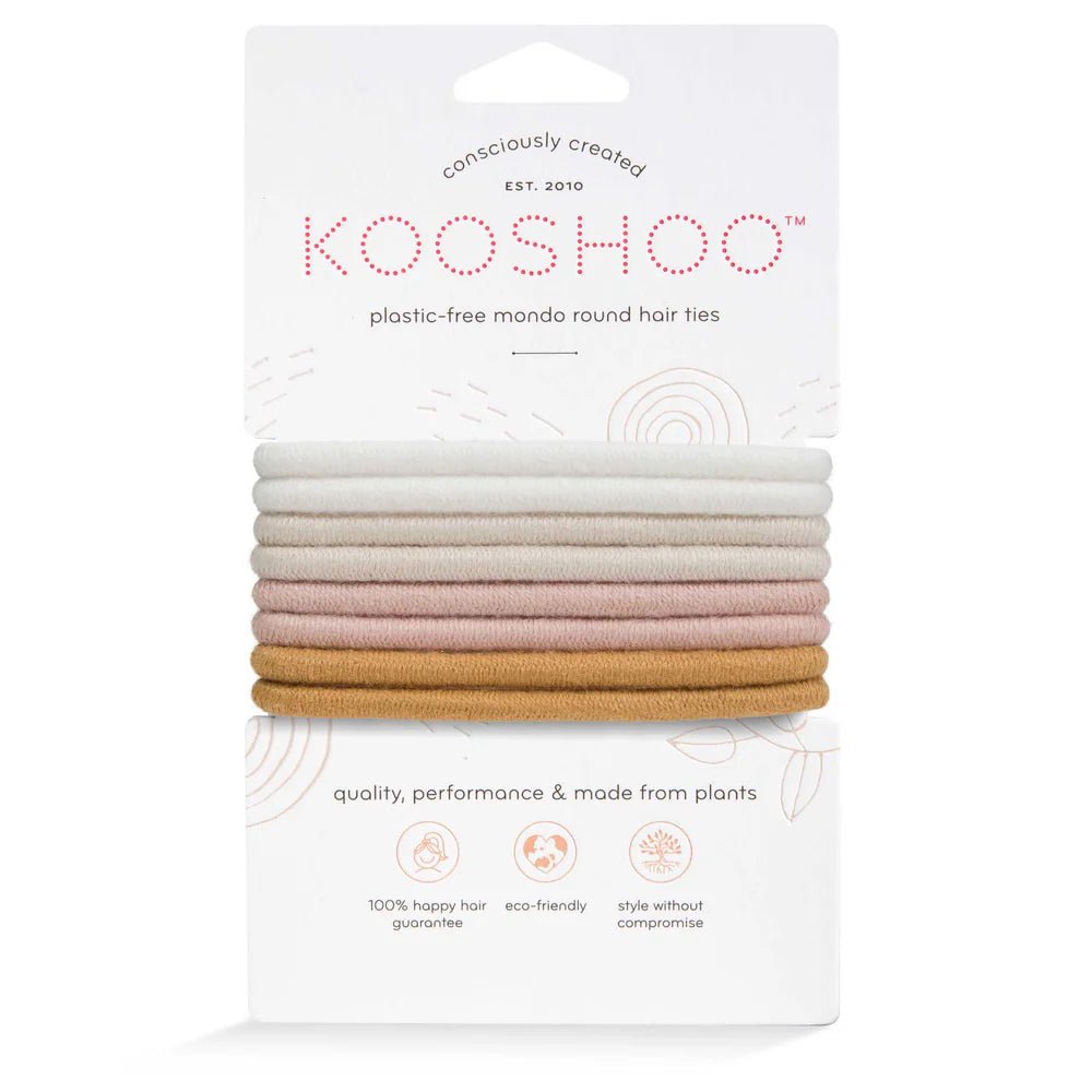 sustainable, zero waste, earth - friendly, plastic - free Plastic Free Organic Hairties - Bamboo Switch