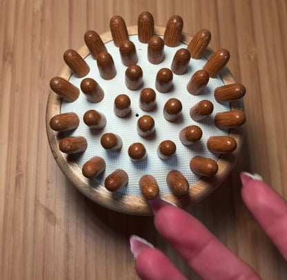 Bamboo Stimulating Scalp Massager