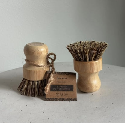 Bamboo Pot Scrubber