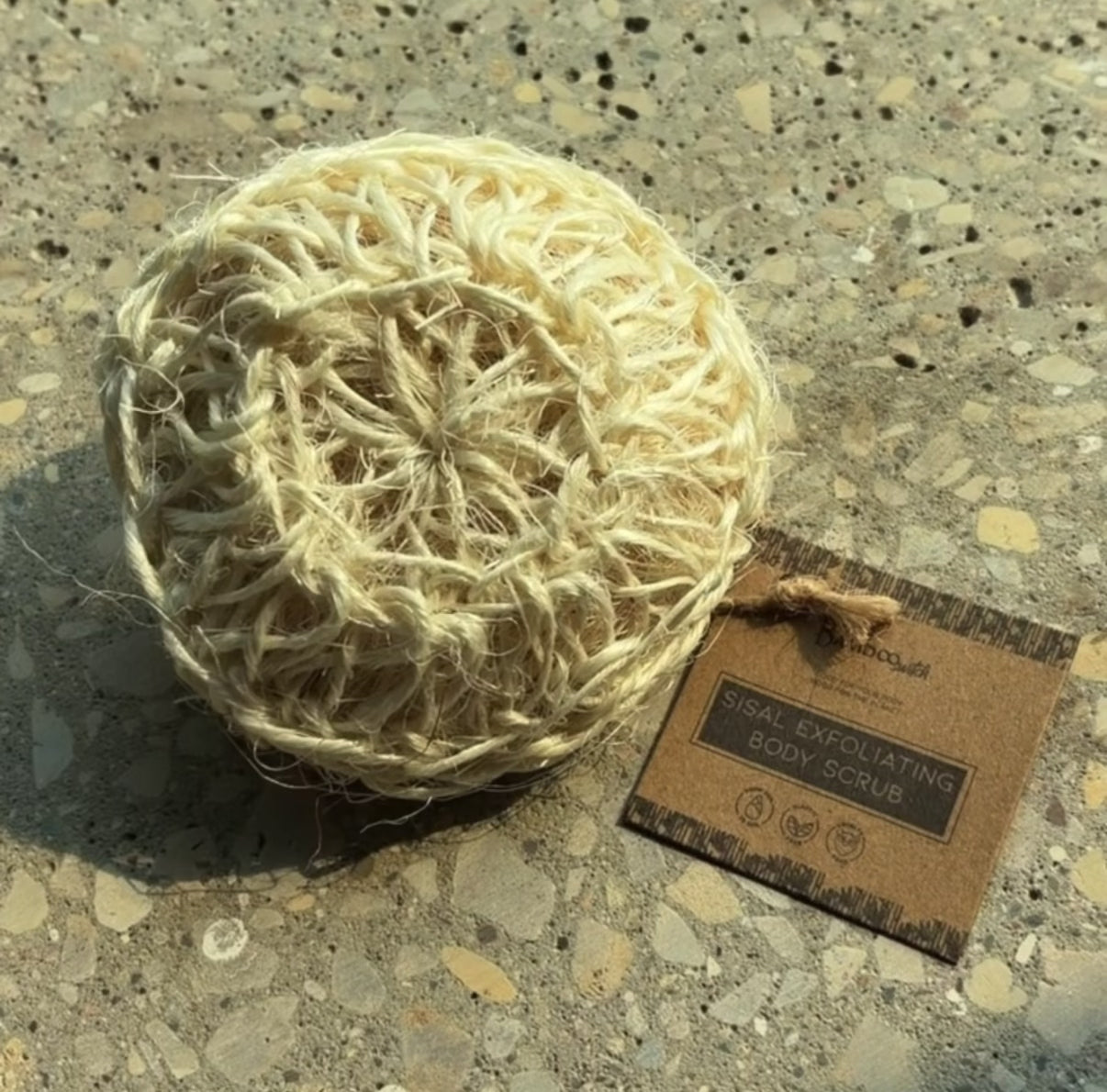 Sisal Exfoliating Body Scrubber