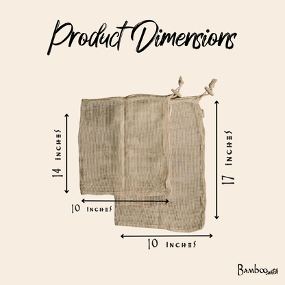Reusable Mesh Produce Bags | 2 Pack