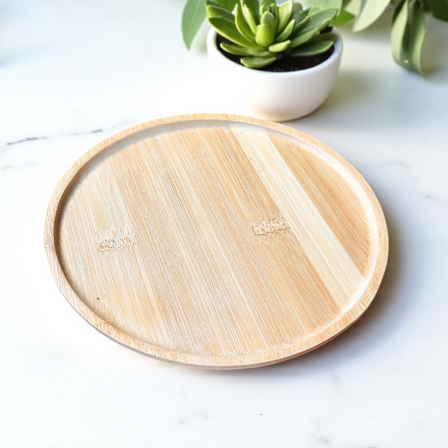 Round Bamboo Serving Plate - Bamboo Switch