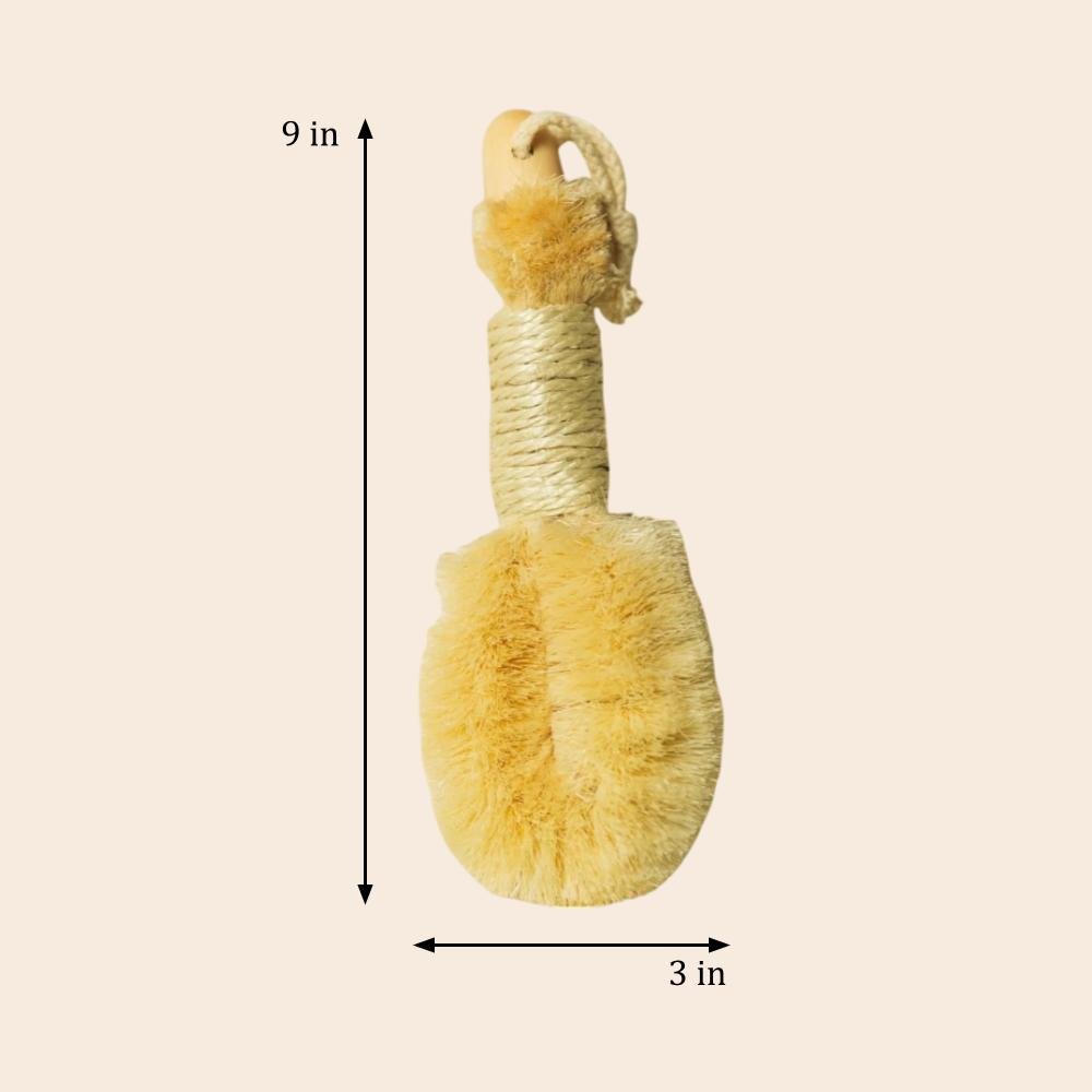 Sisal Dry Brush - Bamboo Switch