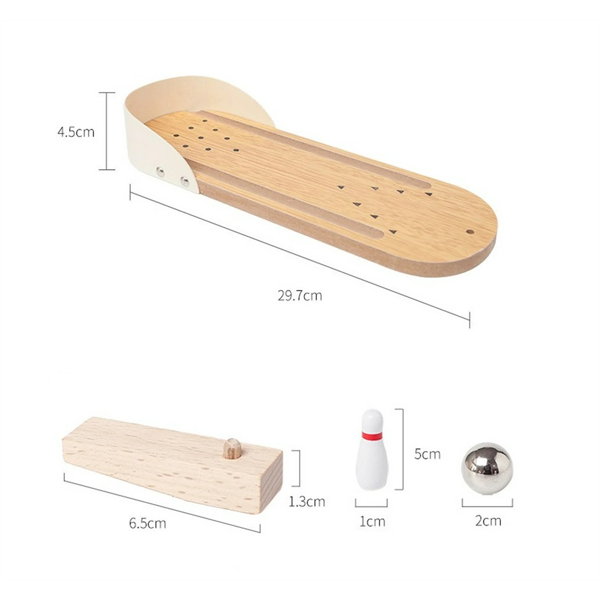 Tabletop Mini Bowling Set - Bamboo Switch