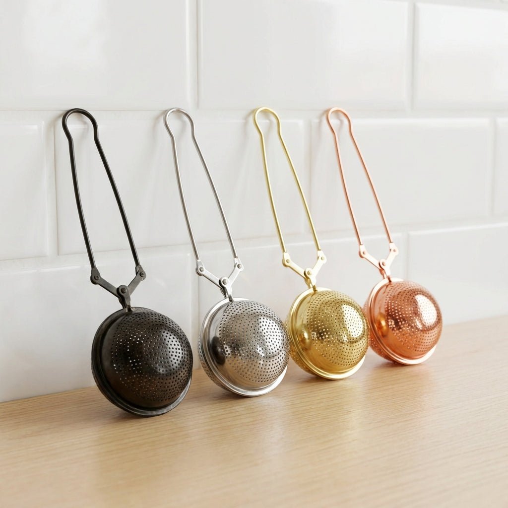 Tea Strainer Filter | Stainless Steel - Bamboo Switch