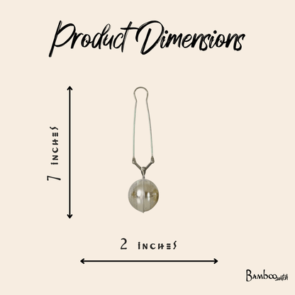 Tea Strainer Filter | Stainless Steel - Bamboo Switch