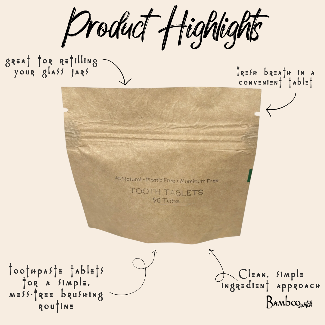 Natural Toothpaste Tablets