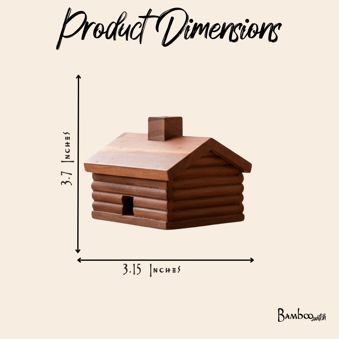 Winter Cabin Incense Burner - Bamboo Switch