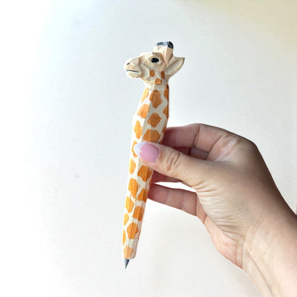 Wooden Animal Pencil - Bamboo Switch