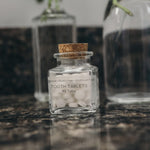 sustainable, zero waste, earth-friendly, plastic-free All Natural Tooth Tablets | Glass Jar - Bamboo Switch