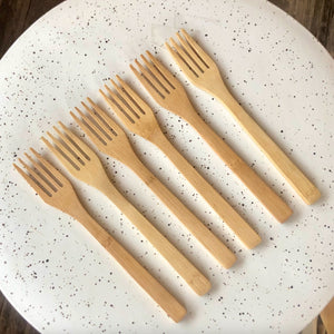 sustainable, zero waste, earth-friendly, plastic-free Bamboo Cutlery Set in Drawer Organizer - Bamboo Switch