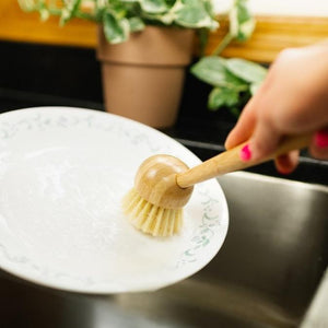 sustainable, zero waste, earth-friendly, plastic-free Bamboo Dish Scrubber - Bamboo Switch