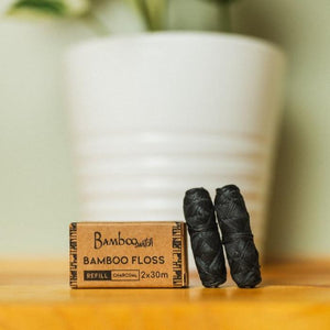 sustainable, zero waste, earth-friendly, plastic-free Bamboo Floss Refill Pack | 2 Floss Spools - Bamboo Switch