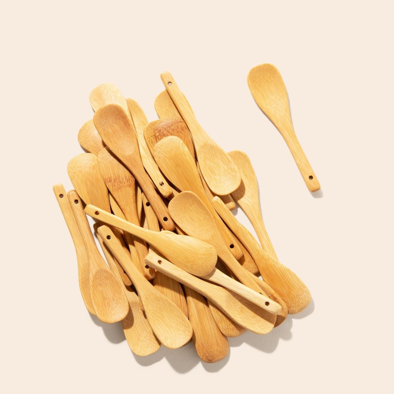sustainable, zero waste, earth-friendly, plastic-free Bamboo Mini Spoon | Square - Bamboo Switch