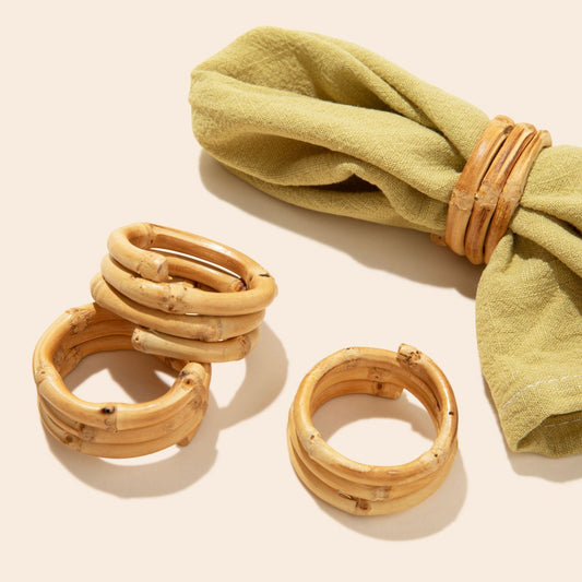 sustainable, zero waste, earth-friendly, plastic-free Bamboo Napkin Rings - Bamboo Switch