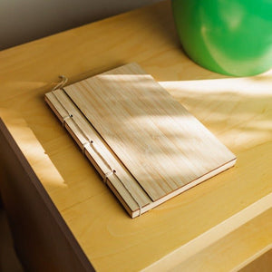 sustainable, zero waste, earth-friendly, plastic-free Bamboo Notebook - Bamboo Switch