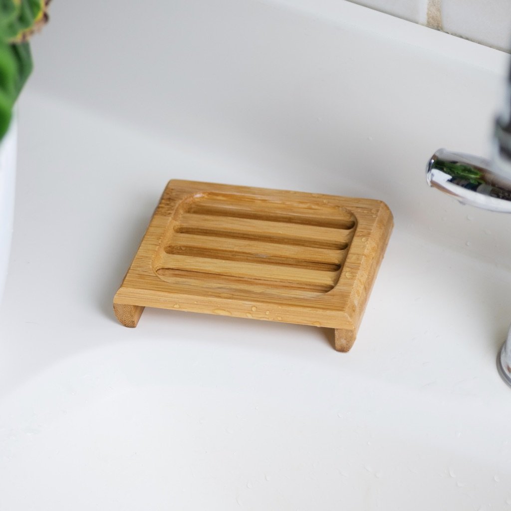 Bamboo Wood Soap dish. Last forever, durable water pressured