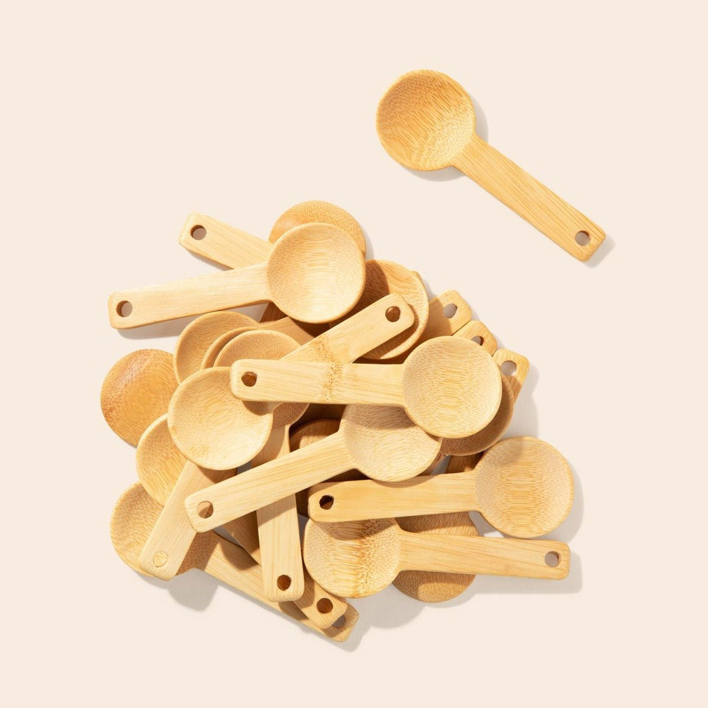 sustainable, zero waste, earth-friendly, plastic-free Bamboo Spoon | Circle Scoop - Bamboo Switch