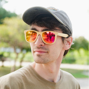 sustainable, zero waste, earth-friendly, plastic-free Bamboo Sunglasses - Bamboo Switch