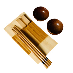 sustainable, zero waste, earth-friendly, plastic-free Bamboo Sushi Plate Set - Bamboo Switch