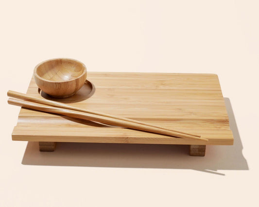 sustainable, zero waste, earth-friendly, plastic-free Bamboo Sushi Set - Bamboo Switch